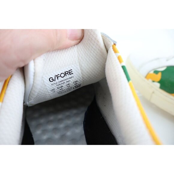 G/Fore Waste Management Golf Shoes Sneakers White Green Leather Size 11 main image 12